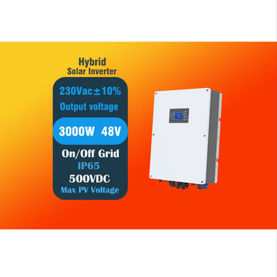 qualité  Single Phase 3KW On Off Grid Hybrid Solar Inverter usine