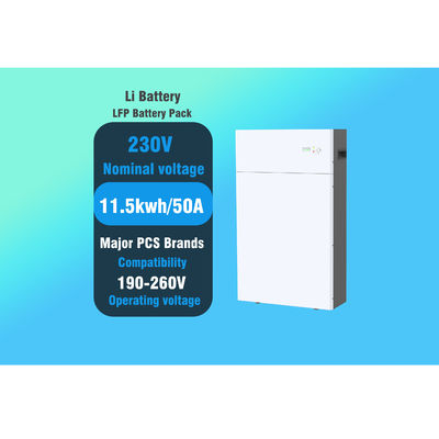 Sécurité à long terme du paquet 230V de batterie de stockage d'énergie à haute tension de LiFePo4 fiable